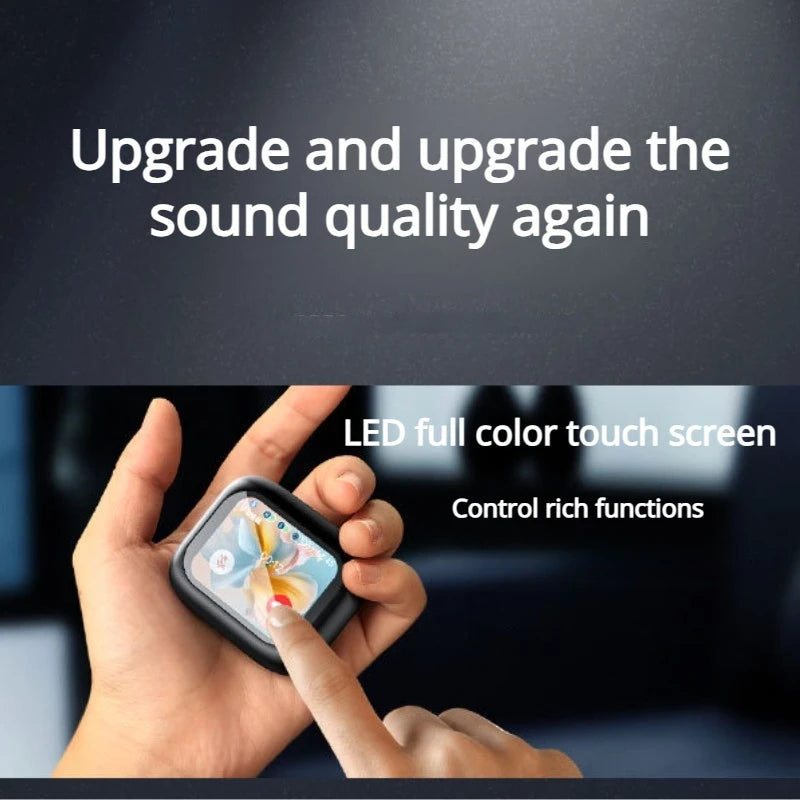Full Touch Screen In-Ear Headphones With Active Noise Cancellation Bluetooth 5.4 Supports Applications Long Battery Life