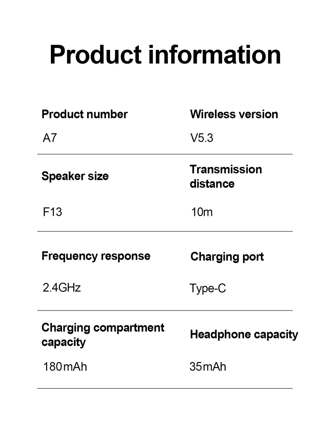 Wireless Bluetooth earphones，Wireless earbuds，wireless headphones / Compatible with Apple, Android and other smart products
